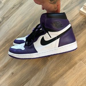 Nike Air Jordan 1’s Mid - Royal Purple.